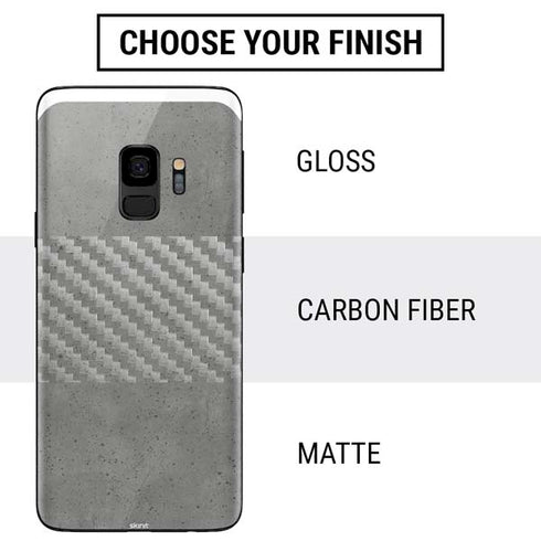 Speckle Grey Concrete Galaxy S9 Skin